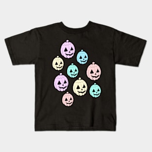 Pastel Pumpkins Kids T-Shirt